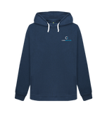 Navy Blue Printed Sweater Front