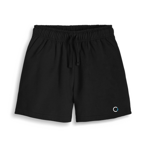 Black Printed Womens Joggers Front