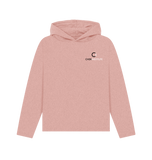 Sunset Pink Recycled Hoody Front