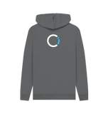 Slate Grey Printed Hoody Back