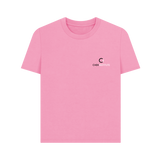 Rose Pink Printed T-shirt Front
