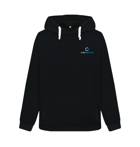 Black Printed Sweater Front