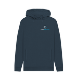 Navy Printed Hoody Front