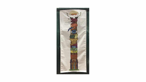 CHEK Totem Pole Large Hanging Banner