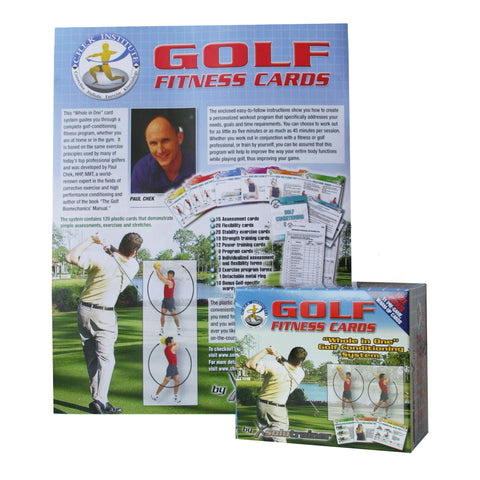 Golf Fitness Card Set